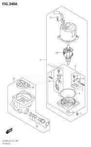 DF200AP From 20003P-710001 (E01 E40)  2017 drawing PTT MOTOR