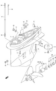 DF 150 drawing Gear Case