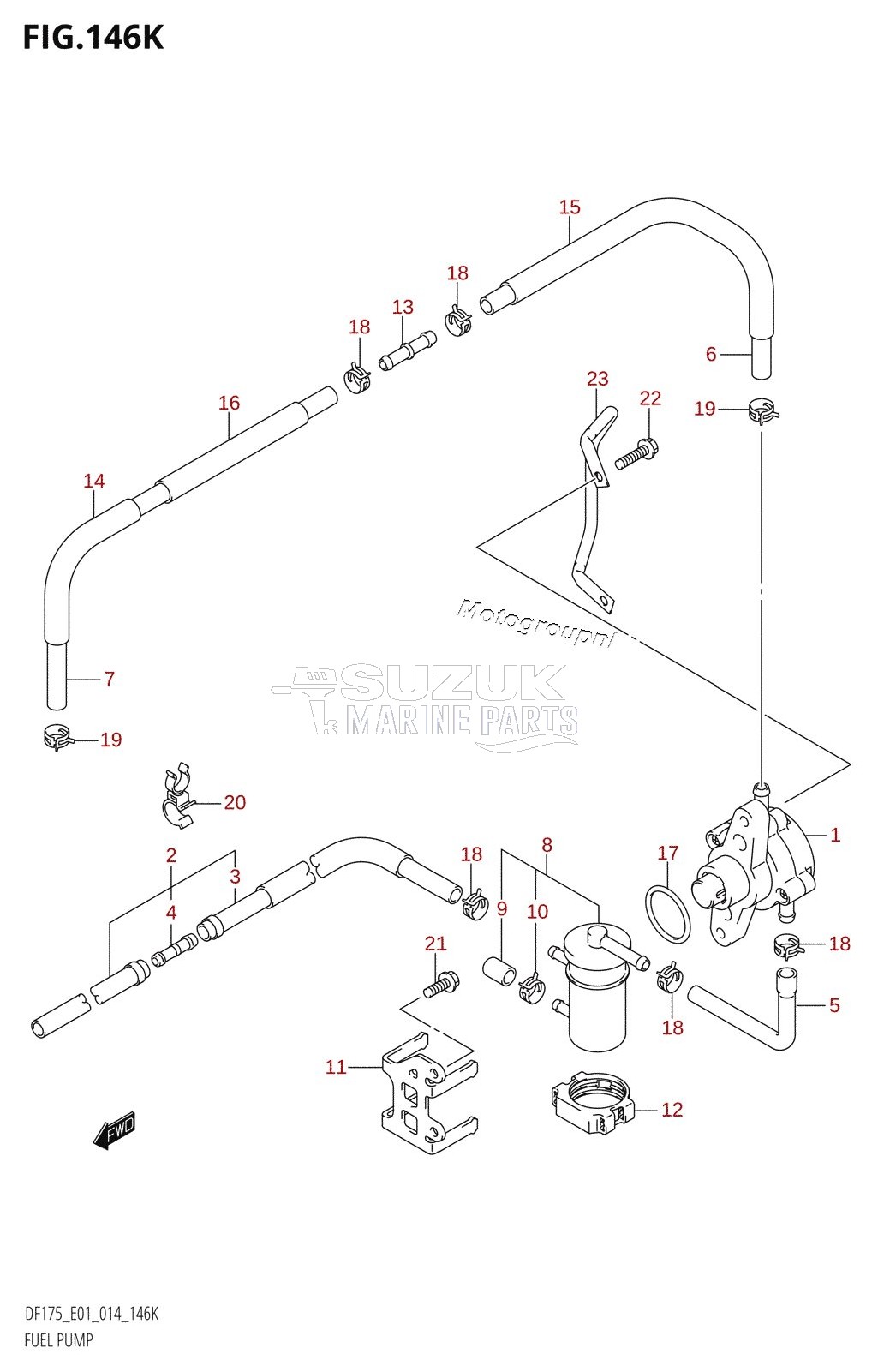 FUEL PUMP (DF175T:E40)