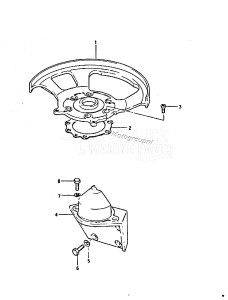 DT60 From 06001-401001 ()  1984 drawing UPPER OIL SEAL HOUSING