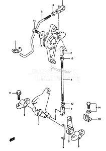 DT40 From 04003K-751001 ()  1997 drawing THROTTLE CONTROL (DT40WK)