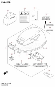 DF9.9B From 00995F-910001 (P01)  2019 drawing ENGINE COVER (DF9.9B,DF9.9BR)