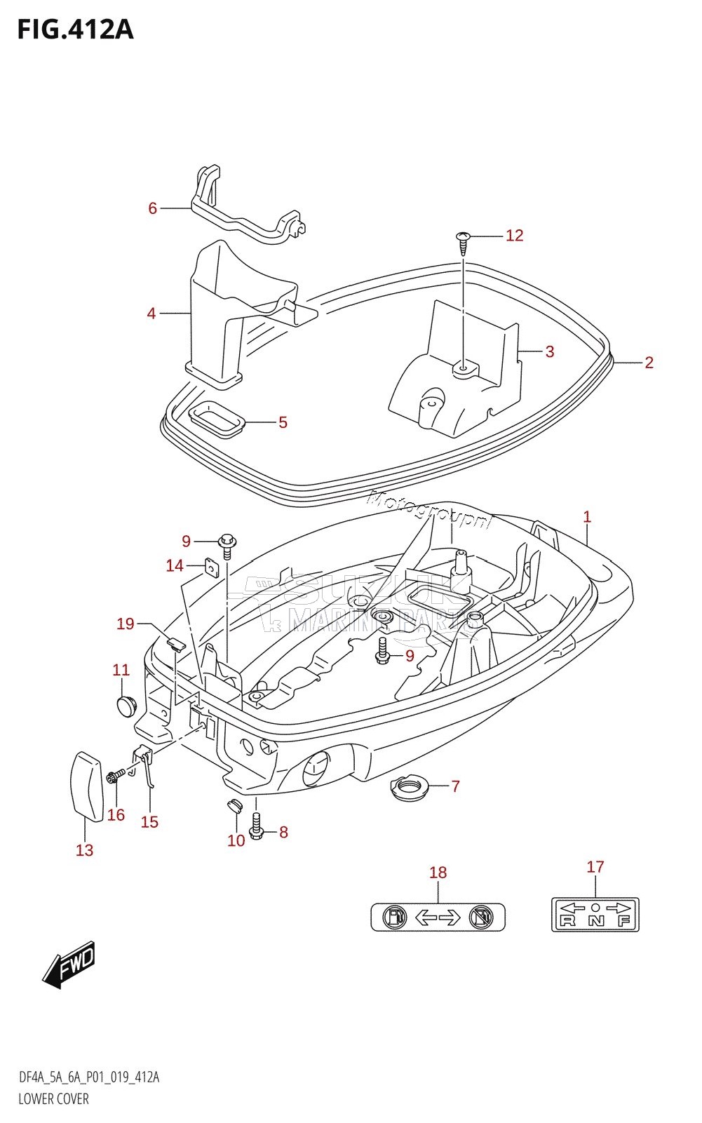 LOWER COVER (DF4A)