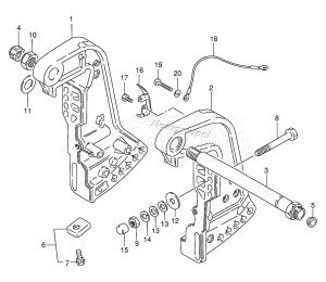 DT60 From 06002-751001 ()  1997 drawing CLAMP BRACKET (DT60WQ)