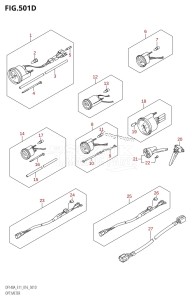 DF115A From 11503F-610001 (E01 E03 E11 E40)  2016 drawing OPT:METER (DF115AZ:E11)