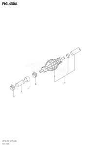 20002Z-310001 (2013) 200hp E01 E40-Gen. Export 1 - Costa Rica (DF200Z) DF200Z drawing FUEL HOSE