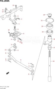 17501Z-780001 (2007) 175hp E01-Gen. Export 1 (DF175ZK7) DF175Z drawing CLUTCH SHAFT