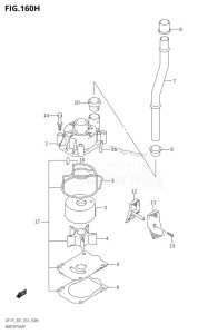 DF175T From 17502F-410001 (E01 E40)  2014 drawing WATER PUMP (DF150ZG:E40)