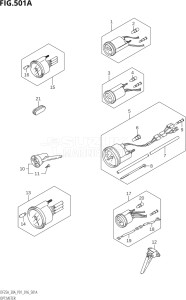 03003F-610001 (2016) 30hp P01 P40-Gen. Export 1 (DF30A  DF30AQ  DF30AR  DF30AT  DF30ATH  DT30  DT30R) DF30A drawing OPT:METER (DF25AR:P01)