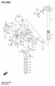 DF60A From 06002F-040001 (E01 E40 E03)  2020 drawing SWIVEL BRACKET (DF60A)