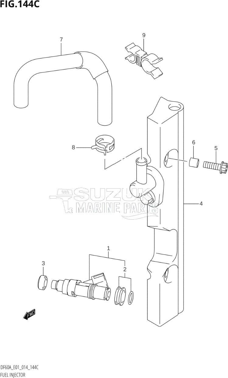 FUEL INJECTOR (DF40ATH:E01)