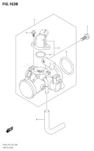 00995F-810001 (2018) 9.9hp P03-U.S.A (DF9.9B  DF9.9BT  DF9.9BTH) DF9.9B drawing THROTTLE BODY (DF9.9BT,DF20AT)