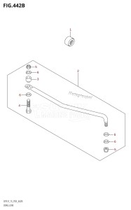 DF15 From 01502F-421001 (P03)  2004 drawing DRAG LINK (DF9.9T)