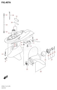 DF70A From 07003F-140001 (E11 E40)  2021 drawing GEAR CASE ((DF70A,(DF70ATH,DF90ATH):E40,DF80A,DF90A,DF100B):020)