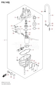 DF70A From 07003F-610001 (E01 E40)  2016 drawing FUEL VAPOR SEPARATOR (DF90ATH:E01)