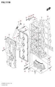 DF150AST From 15004F-140001 (E03)  2021 drawing CYLINDER HEAD (DF150AST)