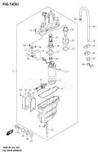 DF60A From 06002F-510001 (E01 E40)  2015 drawing FUEL VAPOR SEPARATOR (DF60AVTH:E40)