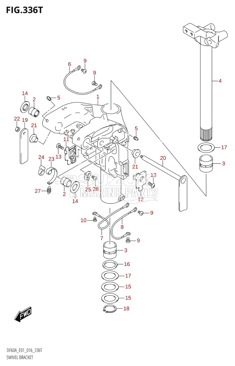 SWIVEL BRACKET (DF60AVTH:E01)