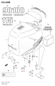 DF90 From 09001F-880001 (E01)  2008 drawing ENGINE COVER (K3,K4,K5,K6,K7,K8,K9)