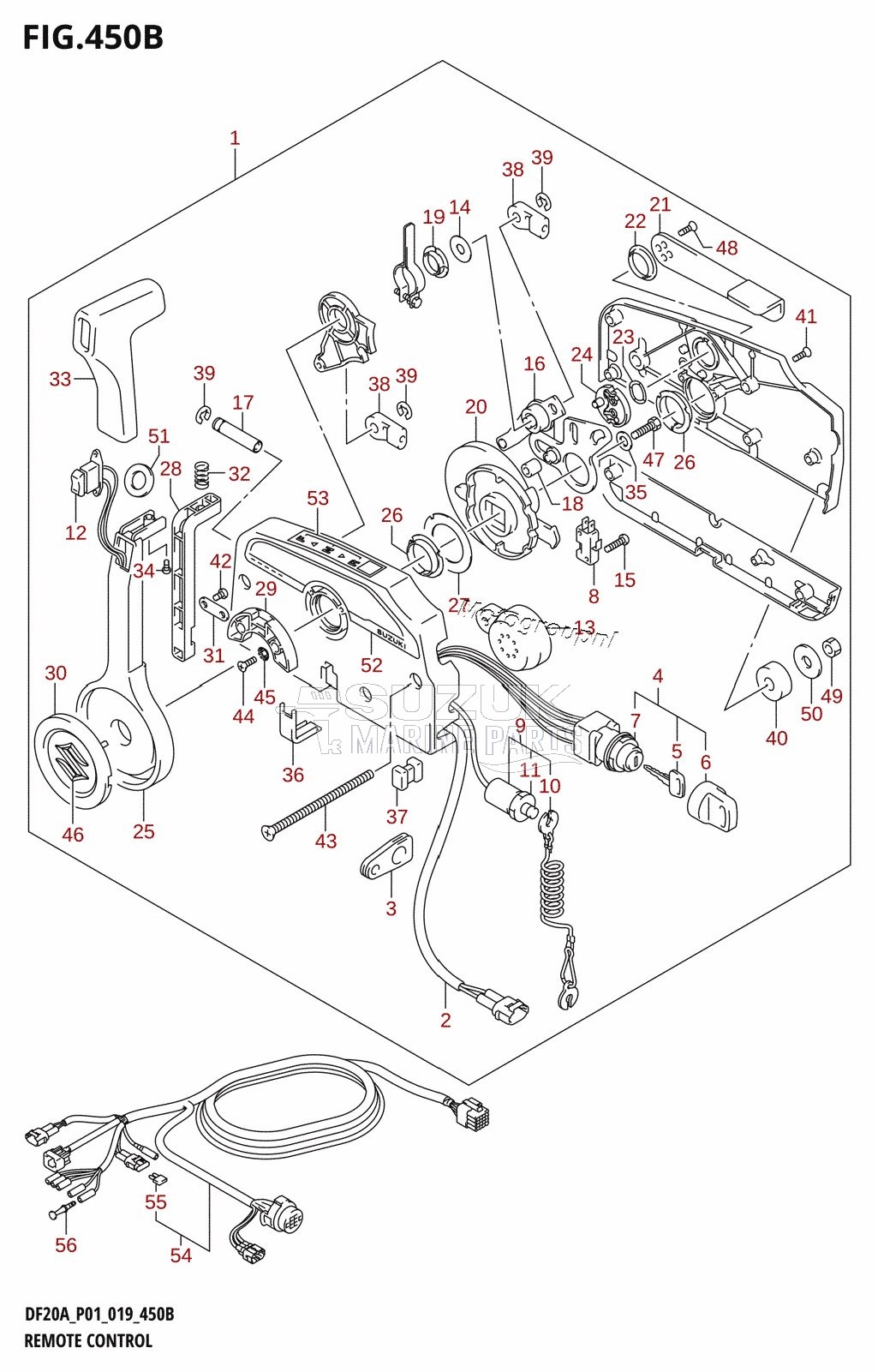 REMOTE CONTROL (DF9.9BT,DF15AT,DF20AT)