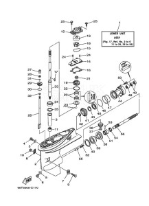 E40XMHL drawing LOWER-CASING-x-DRIVE-1