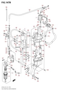 DF200 From 20002F-210001 (E01 E40)  2012 drawing FUEL PUMP /​ FUEL VAPOR SEPARATOR (DF200T:E40)