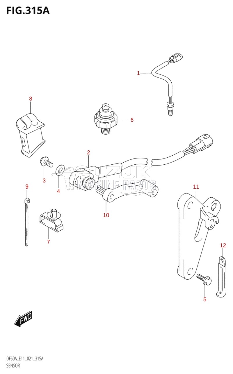 SENSOR (DF40A,DF40ATH,DF50A,DF50ATH)