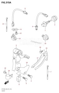 DF150 From 15002F-910001 (E40)  2019 drawing SENSOR