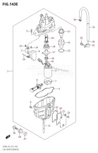 DF80A From 08002F-410001 (E01 E40)  2014 drawing FUEL VAPOR SEPARATOR (DF80A:E01)