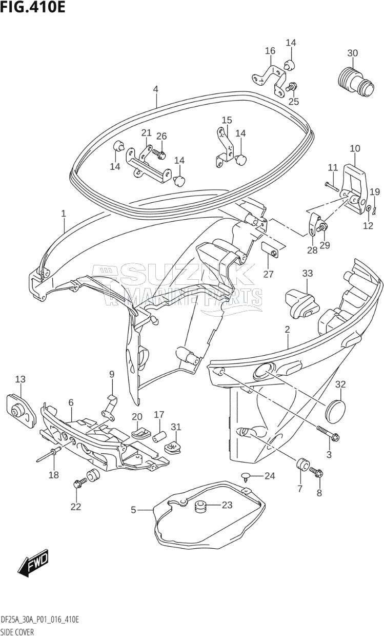 SIDE COVER (DF30A:P40)