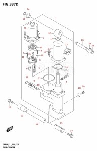 DF40A From 04004F-040001 (E01 E03 E11 E34, USA)  2020 drawing TRIM CYLINDER ((DF40AST,DF60A,DF60ATH):(022,023))