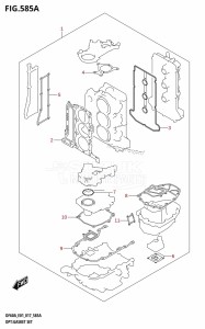 DF50A From 05004F-710001 (E01)  2017 drawing OPT:GASKET SET