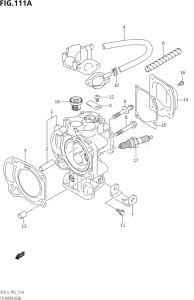 00402F-110001 (2011) 4hp P03-U.S.A (DF4) DF4 drawing CYLINDER HEAD