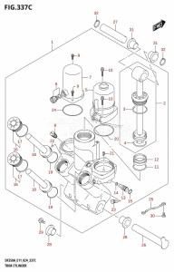 DF325A From 32501F-440001 (E01 - E40)  2024 drawing TRIM CYLINDER (DF350AMD,DF300BMD)