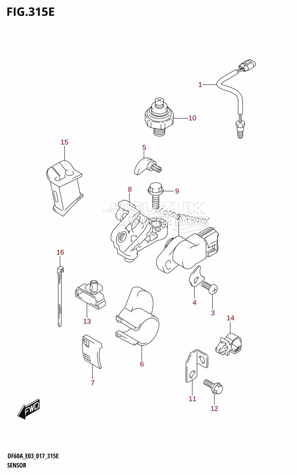 SENSOR (DF60AVT:E03)