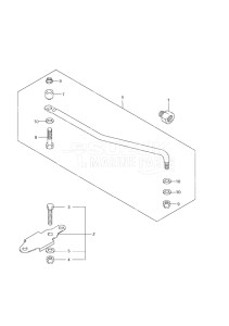 Outboard DF 9.9 drawing Drag Link