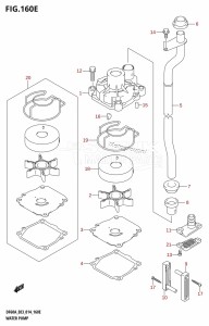 DF50A From 05003F-410001 (E03)  2014 drawing WATER PUMP (DF60AVT)