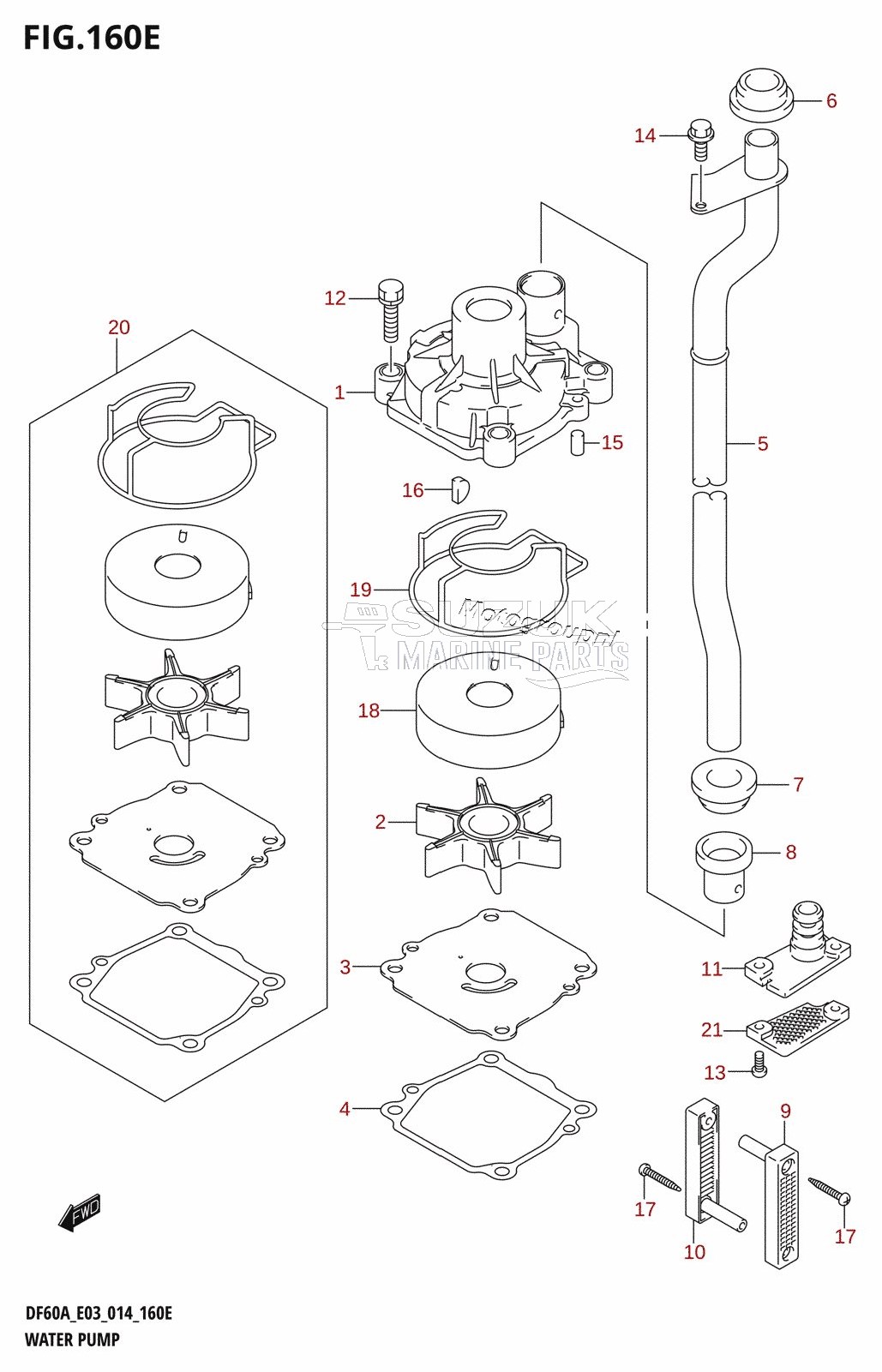 WATER PUMP (DF60AVT)