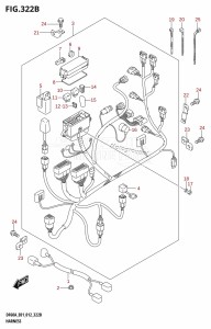 DF40A From 04003F-210001 (E01)  2012 drawing HARNESS (DF40AQH:E01)