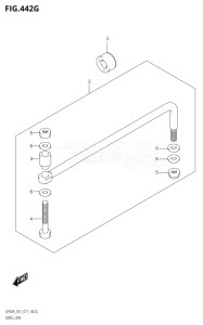 05004F-710001 (2017) 50hp E01-Gen. Export 1 (DF50AVT  DF50AVTH) DF50A drawing DRAG LINK (DF60AVT:E01)