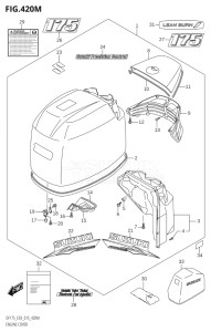 17502F-510001 (2005) 175hp E03-USA (DF175T) DF175T drawing ENGINE COVER (DF175TG:E03)