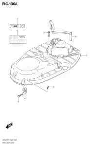 22503Z-140001 (2021) 225hp E11 E40-Gen. Export 1-and 2 (DF225Z) DF225Z drawing RING GEAR COVER