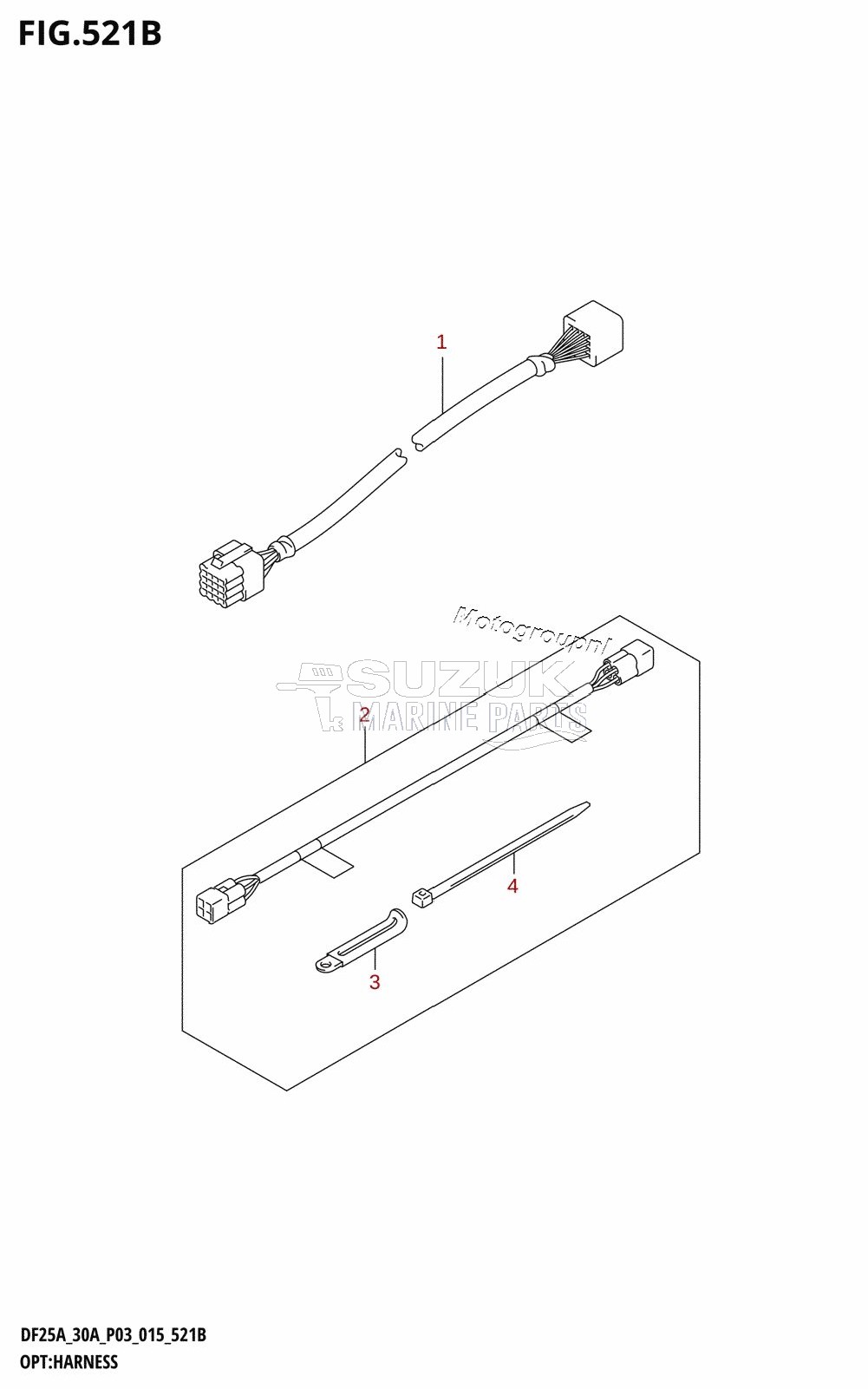 OPT:HARNESS (DF25AT:P03)