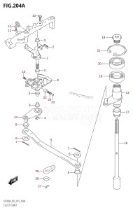 DF200AZ From 20003Z-510001 (E03)  2015 drawing CLUTCH SHAFT (DF200AT:E03)