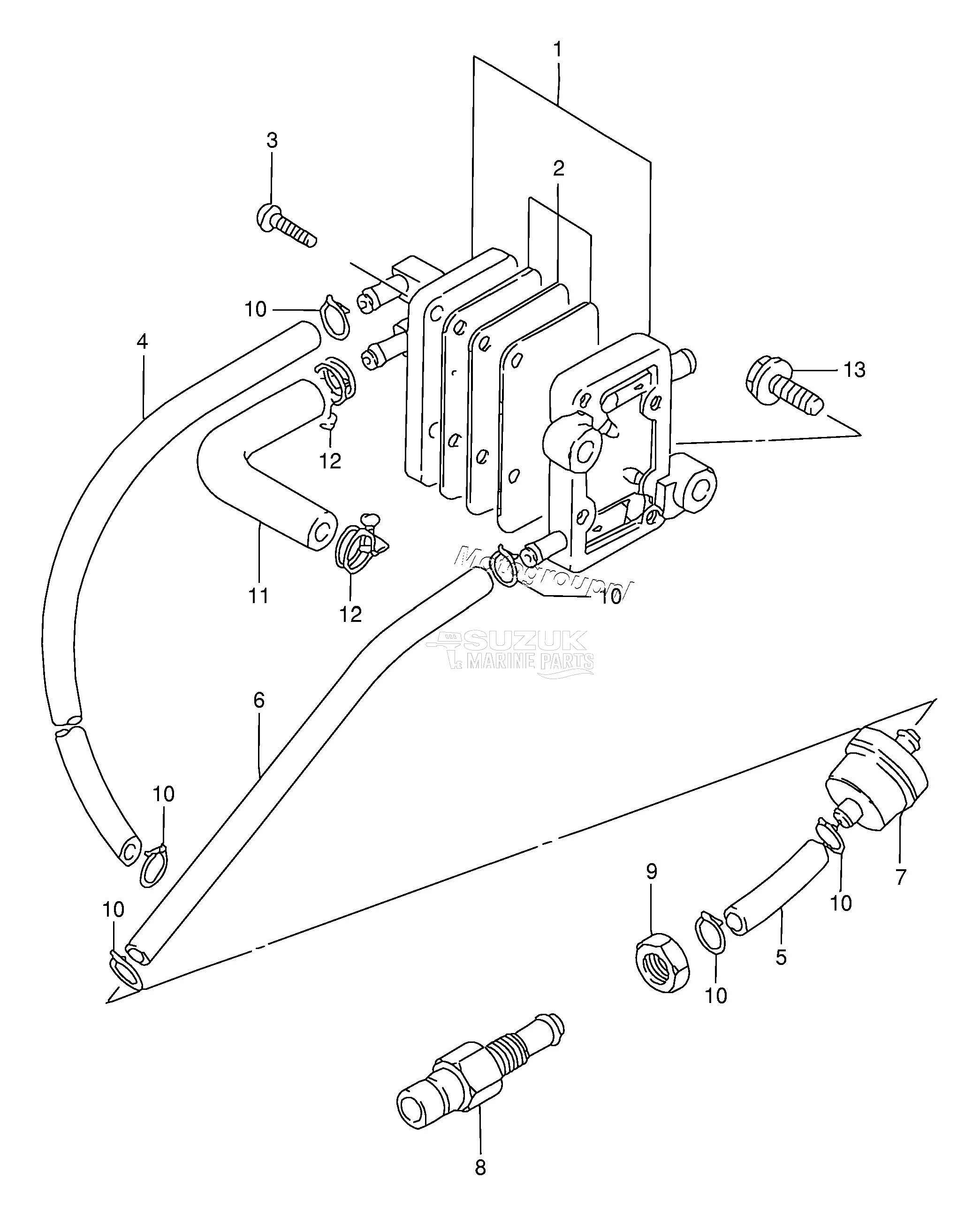 FUEL PUMP (DT5 ~MODEL:94)