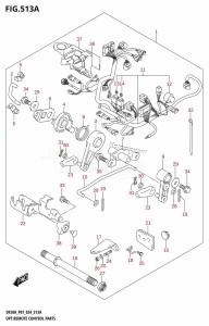 DF20A From 02002F-440001 (P01 - P40)  2024 drawing OPT:REMOTE CONTROL PARTS (DF9.9B,DF15A,DF20A,DF20ATH)