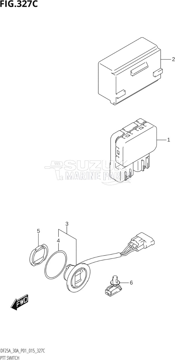 PTT SWITCH (DF30AT:P01)