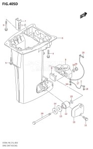 DT40 From 04005-610001 ()  2016 drawing DRIVE SHAFT HOUSING (DT40WR:P90)