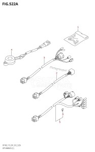 DF115T From 11502F-210001 (E01 E40)  2012 drawing OPT:HARNESS (1)