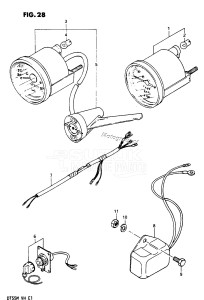 DT55 From 05502-501001-501166 ()  1985 drawing OPT : ELECTRICAL (1)